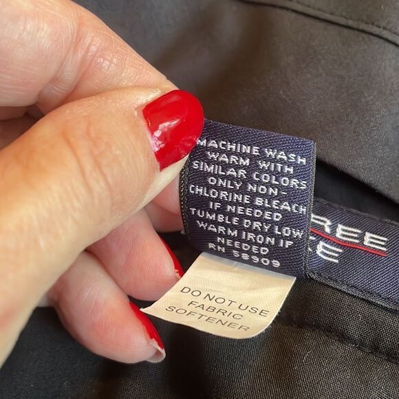 Roundtree & Yorke navy blue cotton pants - Picture 7 of 7